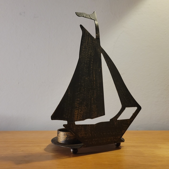 Pier 1 Black and Gold Candle Holder - Picture 5 of 5